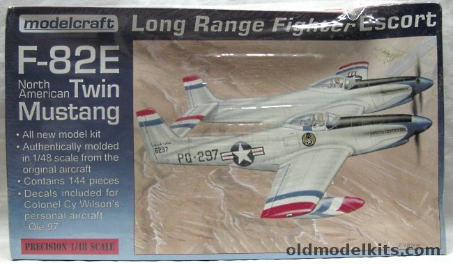 Modelcraft 1/48 F-82E Twin Mustang, 48-021 plastic model kit